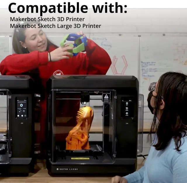 Alt view image 4 of 6 - MakerBot Sketch 5 PLA 1.75mm Metallic Filament for 3D Printing Projects (5-Pack)