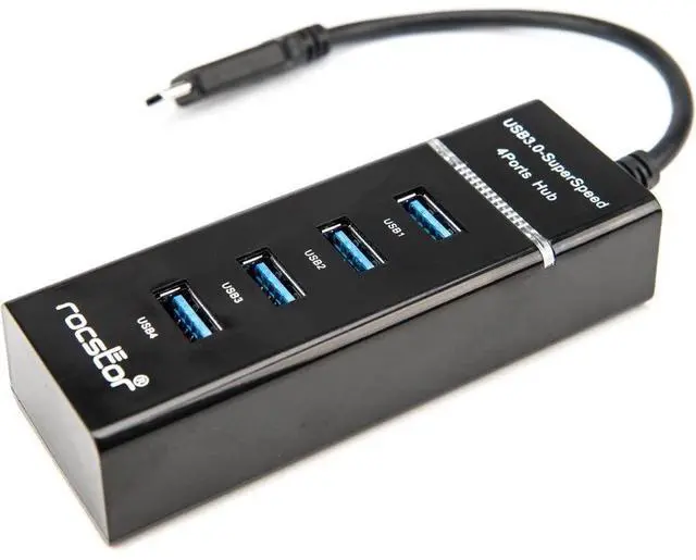 Alt view image 8 of 14 - 4PORT USB C HUB TO 4XUSB-A BUS