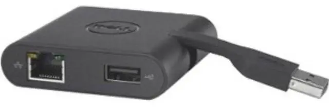 Main image of Dell Adapter DA200 - USB-C to HDMI/VGA/Ethernet/USB 3.0