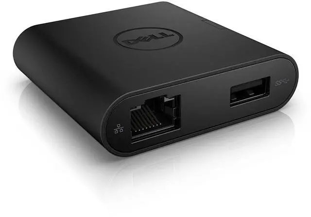 Alt view image 5 of 20 - Dell Adapter DA200 - USB-C to HDMI/VGA/Ethernet/USB 3.0