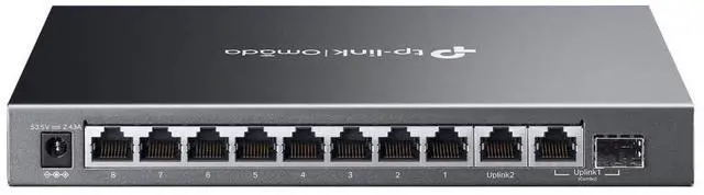 Alt view image 2 of 4 - TP-Link Omada ES210GMP 8 Ports POE+ Compliant Gigabit Easy Managed Switch with SFP