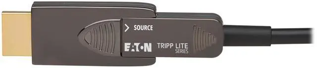 Alt view image 6 of 7 - Tripp Lite series 8K HDMI Fiber Active Optical Cable (AOC), M/M, Black, 10 m