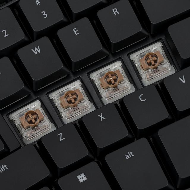 Alt view image 5 of 8 - KINESIS mWave Wireless Ergonomic Mechanical Keyboard, Programmable, Backlit