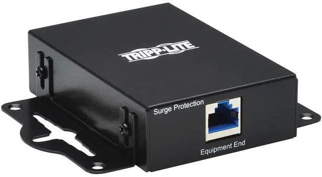 Main image of Tripp Lite 10Gbps Cat6a/8 Metal Case In-Line Network Surge Protector B110SP10G