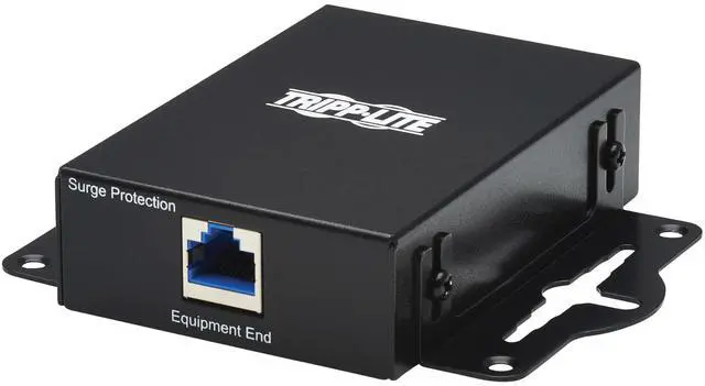 Alt view image 6 of 11 - Tripp Lite 10Gbps Cat6a/8 Metal Case In-Line Network Surge Protector B110SP10G