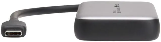 Alt view image 16 of 16 - 4-PORT USB-C HUB 10 GBPS 100W PD TB3 GRY