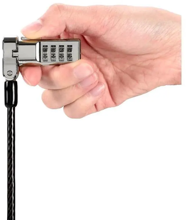 Alt view image 2 of 19 - Kensington 3-in-1 Combination Serialized Laptop Lock