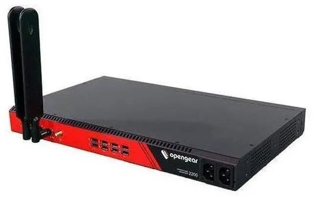 Alt view image 6 of 6 - Opengear OM2216-L Device Server - DDR3 SDRAM - Twisted Pair, Optical Fiber - 2 Total Expansion Slot(s) - 2 x Network (RJ-45) - 8 x USB - 16 x Serial Port - 10/100/1000Base-T, 1000Base-X - Gigabit Ethe
