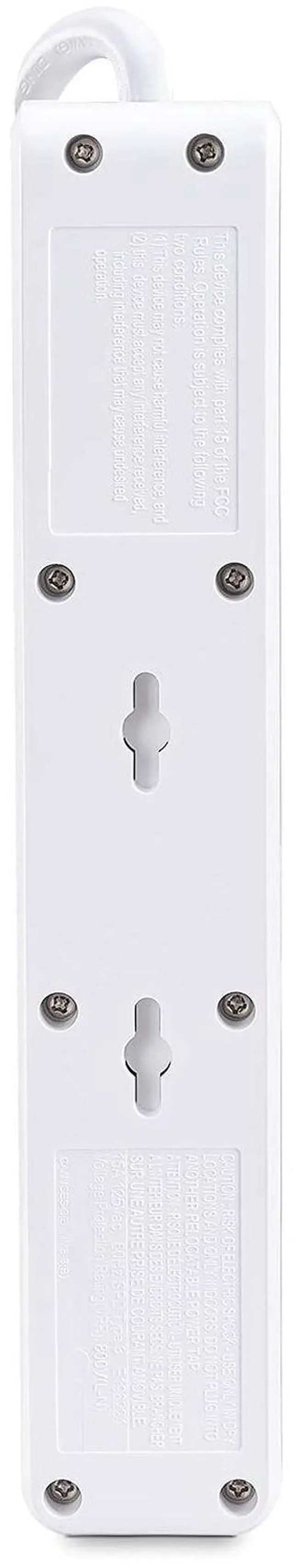 Alt view image 3 of 9 - CyberPower P406U Home Office 4 Outlet Surge Protector with 500 J Surge Suppression