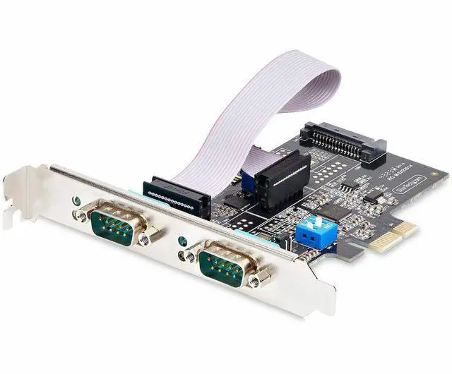 Main image of StarTech Dual-Port PCI Express to DB9 Serial Card 2S232422485-PC-CARD