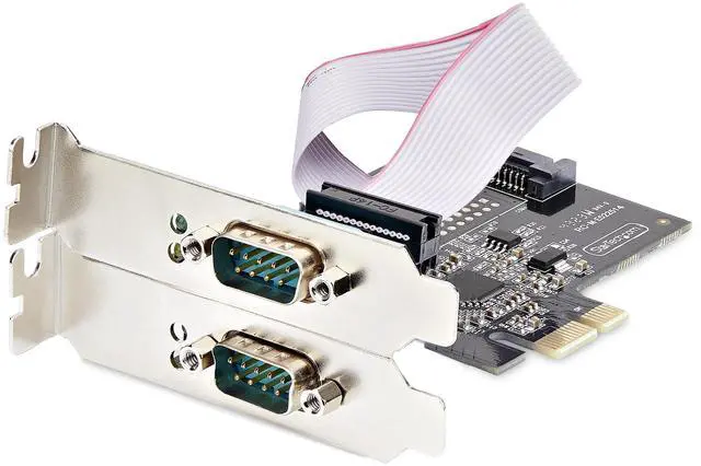 Alt view image 6 of 7 - StarTech Dual-Port PCI Express to DB9 Serial Card 2S232422485-PC-CARD