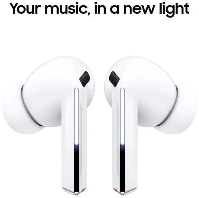 Alt view image 14 of 17 - Samsung Galaxy Buds3 Pro Earset - Stereo - True Wireless - Bluetooth - Earbud - Binaural - In-ear - White