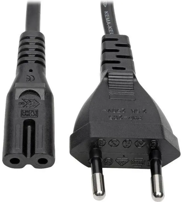 Main image of Tripp Lite by Eaton European Computer Power Cord C7 to Schuko 2.5A 250V 18 AWG 6 ft. 1.83 m Black