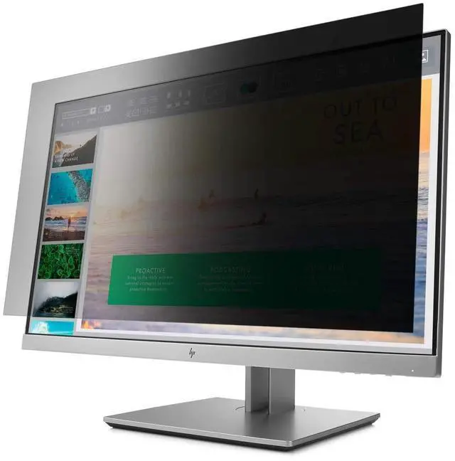 Alt view image 8 of 8 - Targus 4Vu Privacy Screen for 23" HP Z23n G2, Landscape - Clear