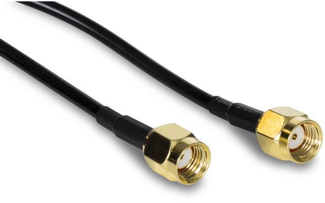 Alt view image 10 of 11 - TRENDnet TEW-LB101, Magnetic Dual Antenna Mounting Base Stand RP-SMA Female with RP-SMA Male Extension Cable 1m (3.3 ft.), Black