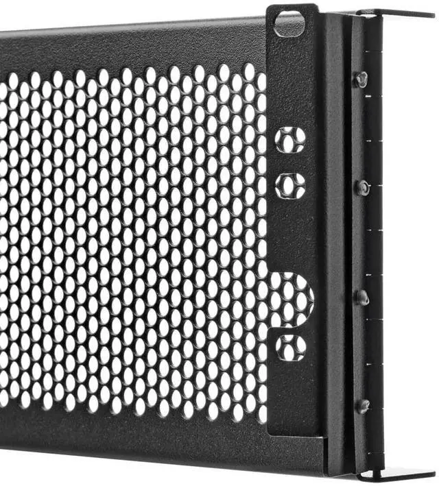 Alt view image 6 of 7 - Tripp Lite 3U Front SmartRack Hinged Standoff Security Cage for Rack Equipment