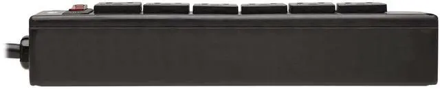 Alt view image 20 of 20 - Tripp Lite SafeIT 6-Outlet Surge Protector 10 ft. Spiral Cord Black TLP610COILAM