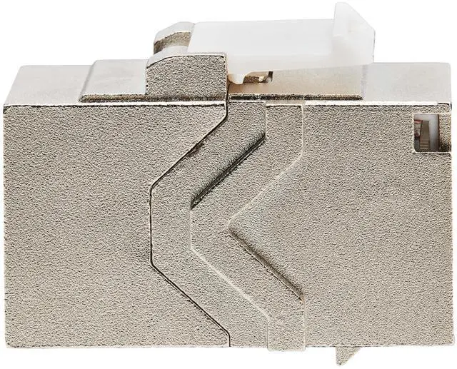 Alt view image 12 of 15 - Tripp Lite Cat6a Shielded Snap-In Coupler (RJ45 F/F), TAA - 1 x RJ-45 Keystone Female - 1 x RJ-45 Keystone Female - Nickel Connector - Gold Contact - Silver - TAA Compliant