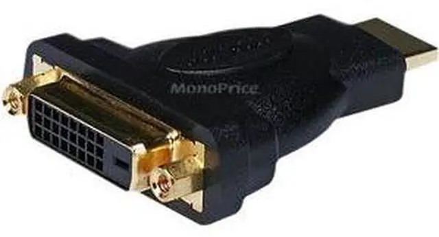 Alt view image 15 of 20 - Monoprice HDMI Male to DVI-D Female Adapter HDMI Male to DVI-D Single Link Female Adapter