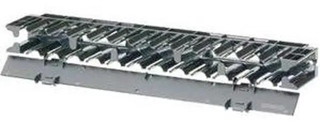 Alt view image 2 of 2 - panduit ncmhf1 horizontal cable manager, black