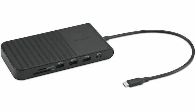 Alt view image 8 of 15 - Kensington UH1510P EQ USB-C 5Gbps Triple Video Driverless Mobile Dock - for Notebook, Mobile Workstation, Monitor - Charging Capability - Memory Card Reader - SD, microSD - 100 W - USB Type C - 3 Disp