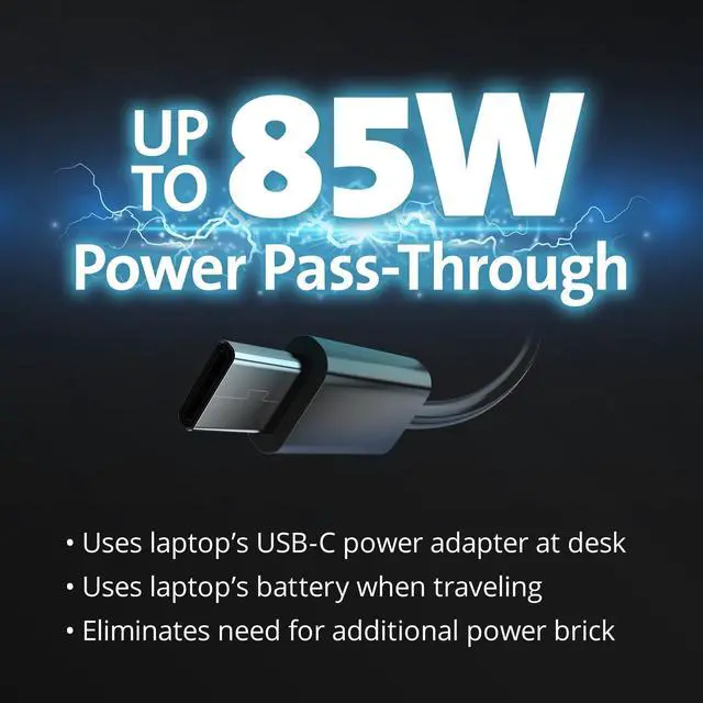 Alt view image 14 of 15 - Kensington UH1510P EQ USB-C 5Gbps Triple Video Driverless Mobile Dock - for Notebook, Mobile Workstation, Monitor - Charging Capability - Memory Card Reader - SD, microSD - 100 W - USB Type C - 3 Disp