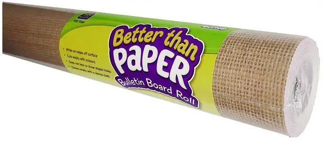 Alt view image 2 of 4 - Teacher Created Resources Better Than Paper Bulletin Board Roll, Burlap