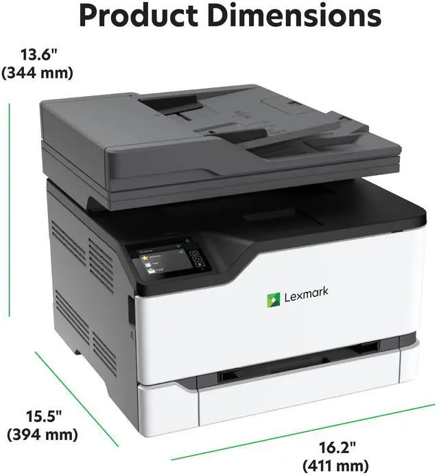 Alt view image 17 of 17 - Lexmark CX331adwe Desktop Laser Printer Color 40N9070
