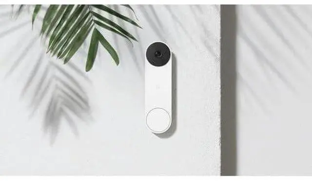 Alt view image 8 of 8 - Google Nest Wi-Fi Video Smart Doorbell Camera (Battery Operated) - White - Certified Refurbished - Grade A
