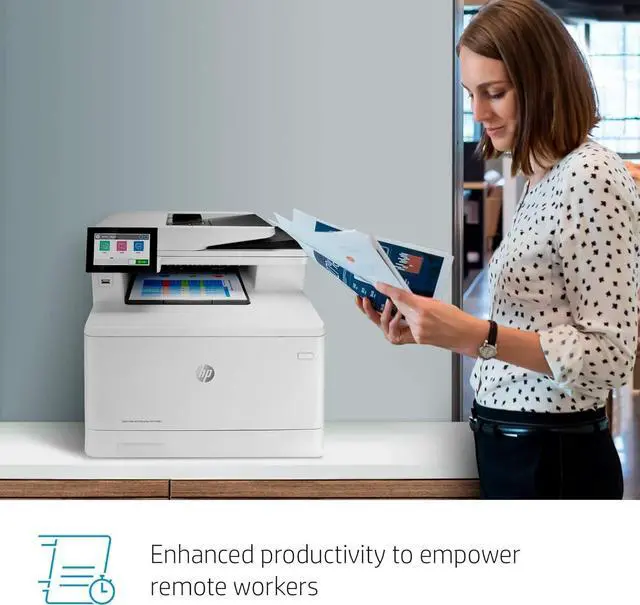 Alt view image 10 of 14 - HP Color LaserJet Enterprise MFP M480f Certified Refurbished