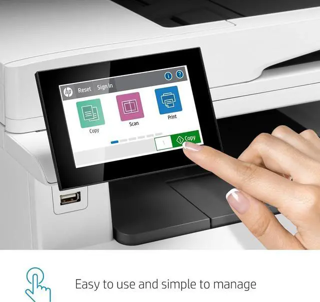 Alt view image 12 of 14 - HP Color LaserJet Enterprise MFP M480f Certified Refurbished