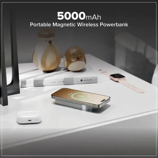 Alt view image 4 of 6 - Alogic Matrix+ 5000 mAh Power Bank MSPBDDAWCWHG