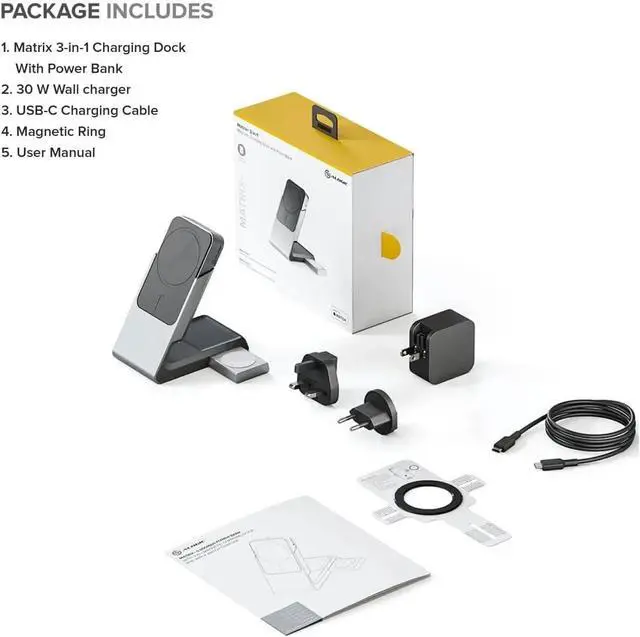 Alt view image 6 of 6 - Alogic Matrix+ 5000 mAh Power Bank MSPBDDAWCWHG