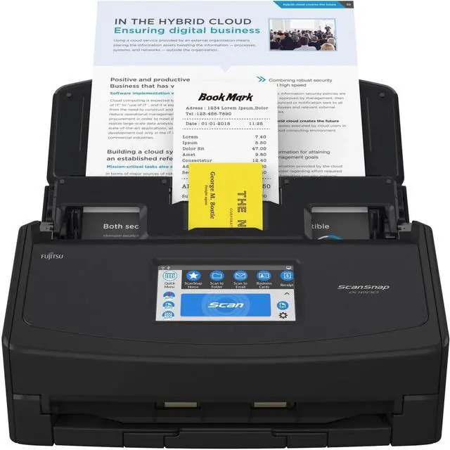 Main image of Fujitsu ScanSnap iX1600 Large Format ADF Scanner 600 dpi Optical PA03770B635
