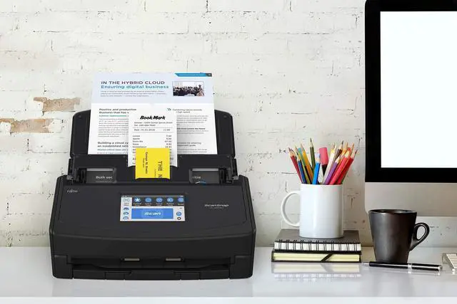 Alt view image 5 of 7 - Fujitsu ScanSnap iX1600 Large Format ADF Scanner 600 dpi Optical PA03770B635