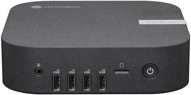Alt view image 10 of 15 - Asus Chromebox 5a CHROMEBOX5A-SC081UN Chromebox - Intel Celeron 7305 - 8 GB - 128 GB SSD - Mini PC - Eco Black - Intel Chip - ChromeOS - Intel DDR4 SDRAM