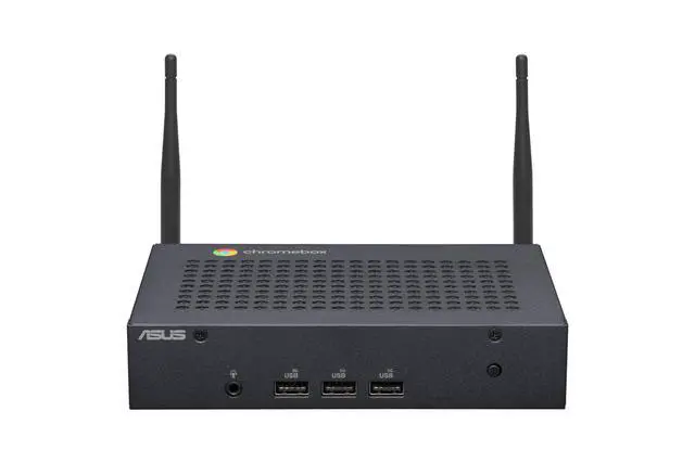 Alt view image 3 of 7 - Asus Chromebox CF40-BC0001UN Mini PC Celeron N4500 8GB 64GB Flash, Black