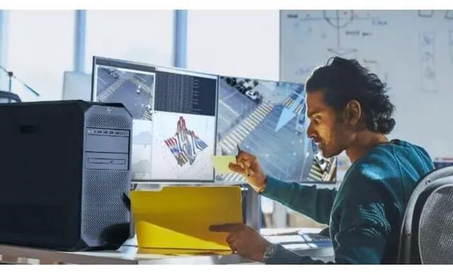 Alt view image 9 of 9 - HP Z4 G5 Workstation - 1 x Intel Xeon Deca-core (10 Core) w5-2445 3.10 GHz - 16 GB DDR5 SDRAM RAM - 512 GB SSD - Tower - Black - Intel W790 Chip - Windows 11 Pro - NVIDIA T1000 4 GB Graphics - Serial
