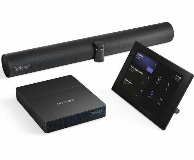 Alt view image 8 of 8 - Lenovo ThinkSmart Core Gen 2 Full Room Kit for Teams - For Meeting Space, Video Conferencing - Medium Room Size Supported - 3840 x 1080 Video (Live) - 4K - 30 fps - Network (RJ-45) - HDMI In - 2 x HDM