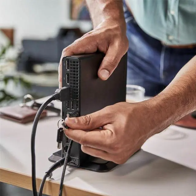 Alt view image 10 of 15 - HP Elite Mini 800 G9 Desktop Computer - Intel Core i7 14th Gen i7-14700T - 16 GB - 512 GB SSD - Desktop Mini - Intel Q670 Chip - Windows 11 Pro - Intel UHD Graphics 770 DDR5 SDRAM - IEEE 802.11ax - 90