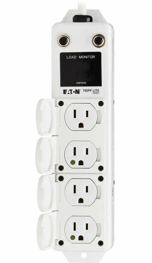 Alt view image 3 of 7 - Tripp Lite Safe-IT UL 1363A 4-Outlet Medical-Grade Power Strip, 15 ft. Cord