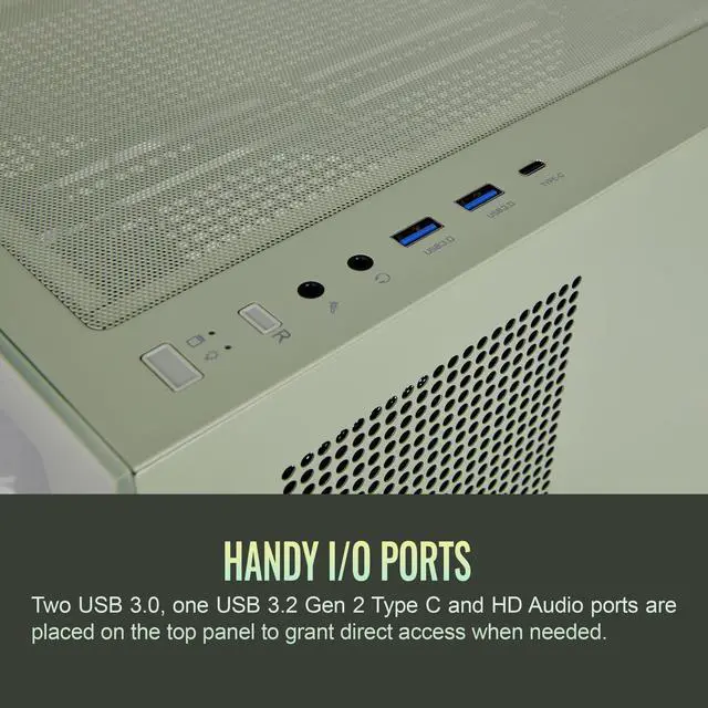 Alt view image 13 of 13 - Thermaltake View 270 Plus TG ARGB ATX Mid-Tower Gaming Computer Case Matcha Green (CA-1Y7-00MEWN-01)