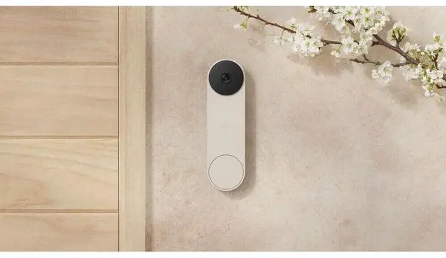 Alt view image 10 of 13 - Google Nest Wi-Fi Video Smart Doorbell Camera (Battery Operated), Linen - Grade A