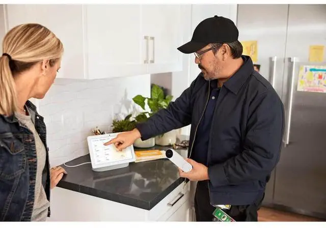 Alt view image 11 of 13 - Google Nest Wi-Fi Video Smart Doorbell Camera (Battery Operated), Linen - Grade A