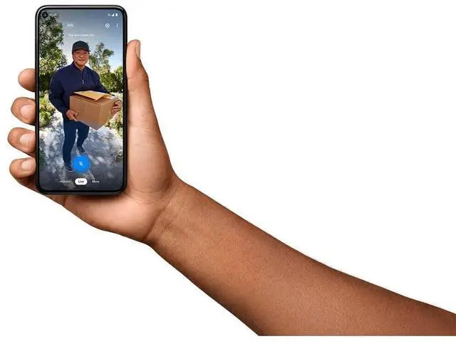 Alt view image 12 of 13 - Google Nest Wi-Fi Video Smart Doorbell Camera (Battery Operated), Linen - Grade A