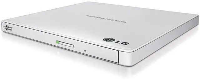 Main image of LG Ultra-Slim Portable DVD Burner & Drive with M-DISC Support - White