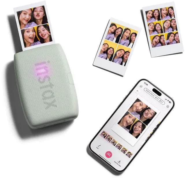 Alt view image 19 of 20 - Fujifilm Instax Mini Link 3 Smartphone Printer - Sage Green