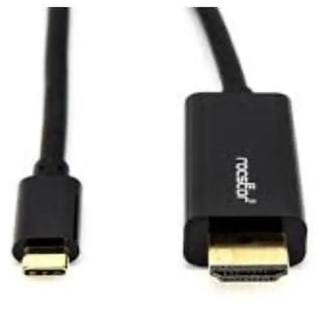 Alt view image 11 of 14 - ROCSTOR 6FT USB-C TO HDMI M/M CABLE SUPPORTS UP TO 4K 60HZ - WHITE
