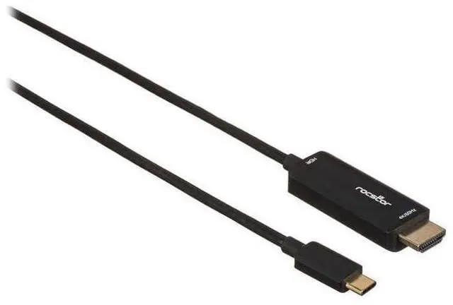 Alt view image 12 of 14 - ROCSTOR 6FT USB-C TO HDMI M/M CABLE SUPPORTS UP TO 4K 60HZ - WHITE