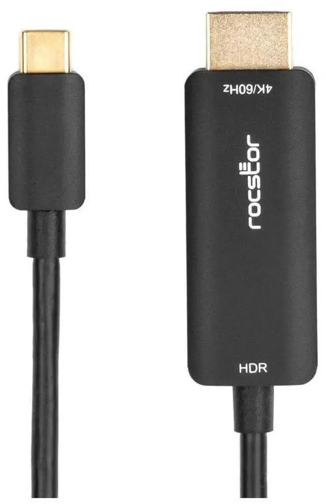 Alt view image 14 of 14 - ROCSTOR 6FT USB-C TO HDMI M/M CABLE SUPPORTS UP TO 4K 60HZ - WHITE
